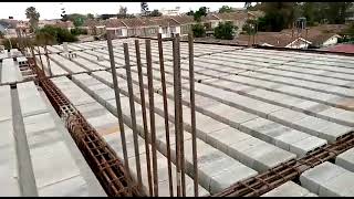 Ecobeam and Hollow blocks slab layout