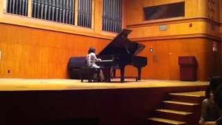 Khael's honor's recital @ U.T., Austin