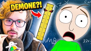 IL RIGHELLO DI BALDI IN REALTÀ È UN DEMONE?! (Baldi Basics Animation Reaction)
