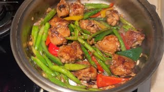 ASPARAGUS CHICKEN STIR-FRY RECIPE | QUICK AND EASY | joolees vlog | #cooking #easyrecipe