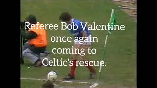 Davie Cooper goal from a corner kick disallowed by Referee Bob Valentine