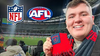 NFL Fan goes to an AFL Game!