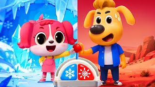 Hot VS Cold Challenge | Healthy Habits for Kids | Fun Story | Educational | Kids Cartoon | BabyBus