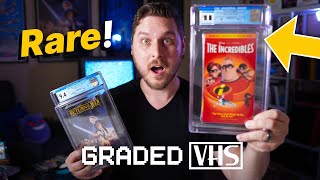 Grading *Rare* VHS Tapes with CGC! (Graded VHS Return)