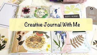 Creative Journal With Me #16 - Let's Craft - With a quick flip-through of my entries.