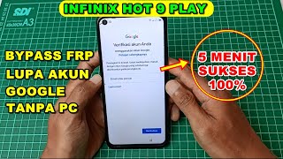 How to Bypass FRP Infinix Hot 9 Play Forgot Google Account Without PC