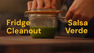 Fridge Cleanout Salsa Verde | Use Up Those Dying Herbs