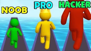 Giant rush noob vs pro vs hacker all max level iOS trailer walkthrough satisfying gameplay. #games