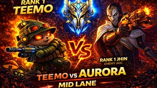 Wild Rift: Rank 1 Teemo vs Rank 1 Players This Game Was INSANE Legendary Ranked 