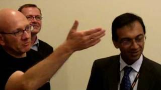 Orange Business Services CEO Vivek Badrinath meets the Social Media team with Yann Gourvennec