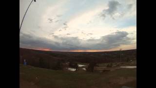 Cannonsburg, Michigan Sunset - Time Lapse