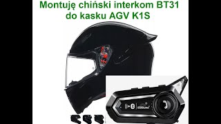 Montuję interkom do kasku AGV K1S [2025]
