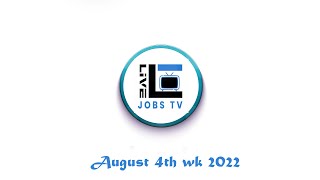 LiveC JOBS TV - Featuring Work Opportunities in Your Living Room - Aug 4th wk 2022