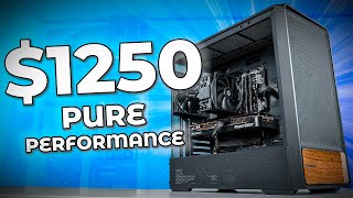 $1250 Pure Performance Gaming PC Build Guide