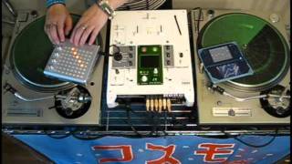 "TENORI-ON" like toys and "KORG DS-10" in improvisation