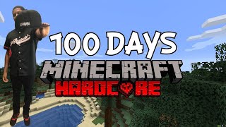 Live l Minecraft 100 DAYS HARDCORE SURVIVAL IM SCARED ROAD TO 2.5K SUBS.