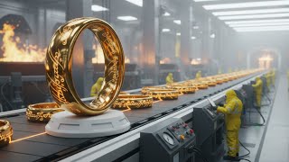 Inside the Lord of the Rings Factory — Mass-Producing the $1 Million "One Ring" (Full Process)
