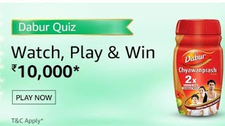Dabur Quiz, Amazon Dabur Quiz Answer Friends Here Are All Correct 5 Answers Of The Quiz.