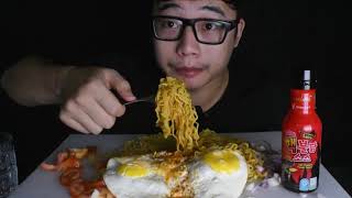 SPICY MAGGI WITH KOREAN SAUCE ASMR