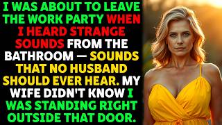 I Was About To Leave The Work Party When I Heard Strange Sounds From The Bathroom | Narrated Story