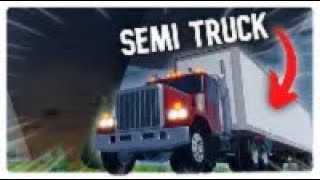 today i play ( Semi Truck obby ) in Roblox