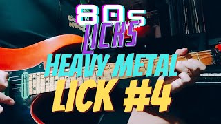 Super EASY 80s Heavy Metal Licks - Lick #4 [With TAB] - Beginner to Intermediate | The Guitar Noob