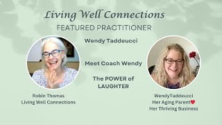Laughing through an interview with Caregiver Coach Wendy Taddeucci