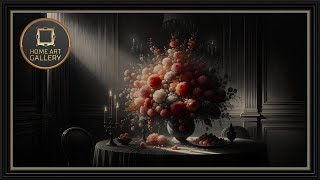 Romantic Still Life Bouquets | Frame TV Art | 8  Scenes | 2 Hours