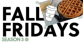 #FALLFRIDAYS S3 : Pumpkin Spice Waffles 🎃🧇