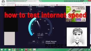 Check your Internet speed check