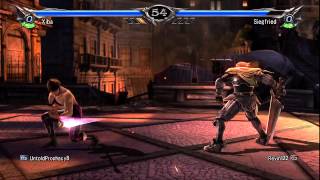 SoulCalibur 5 Online Match UntoldProphecy8 (Xiba) vs Revin122 (Siegfried)