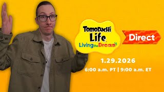 Mes Réactions EN DIRECT au Tomodachi Life: Living the Dream Direct