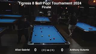 Tigress 8 Ball Pool Tournament 2024  (Allan Gabriel vs Anthony Sutanto)