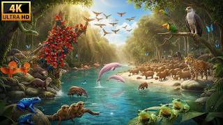 Amazon Wildlife Secrets: The Rarest Animals and Birds in Their Natural Habitat (4K)