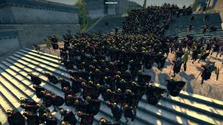 Total War: Rome 2 - Romans having fun on a stair slide