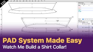 Easiest Way to Learn PAD System: Draft a Shirt Collar Like A Professional