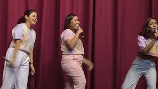 Mariel, Nancy and Heart of UP SAMASKOM's LIVE AIDS
