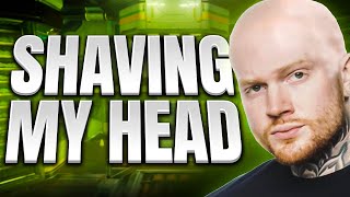 Shaving my Head BALD | Making a Bet with Twitch Chat 🤑