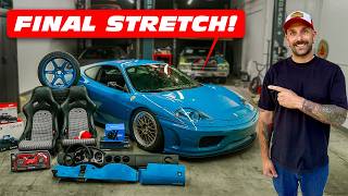 My Repainted Ferrari Project Gets New Wheels and Full Interior Rewrap!