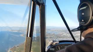 Piper PA-18A-150 Super Cub ZK-ERB Flight Motueka 8/6/2024