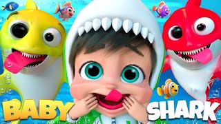 The Baby Shark Adventure Song - Little Melody Song | Nursery Rhymes & Kids Song