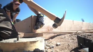 SHOT #2, building the floor frame and Spring in the southwest