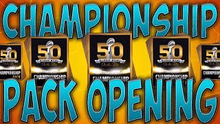 Championship Pack Opening! | Amazing Pulls!!!