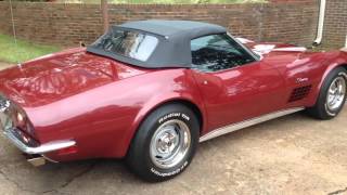 Short walk-around of a 1970 Chevy Corvette LT 1, exhaust sound