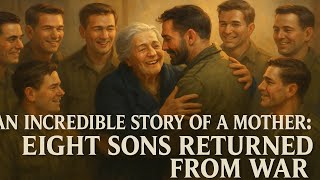 एक माँ की अविश्वसनीय कहानी: युद्ध से लौटे आठ बेटे #WWIIStory #RealWarStory #EmmaBushyAndSons #viral
