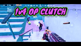 1v4 OP CLUTCH 😁 | BGMI | OSM CRIME |