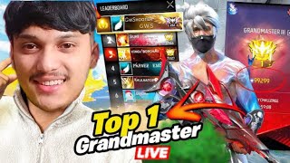 🔴 LIVE | Top 1 Grandmaster Push 🔥 | Free Fire Shorts Live #shorts #shortslive #freefire