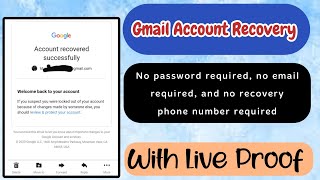 how to recover gmail account without phone number and recovery email 2023