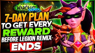 DO THIS Before Legion Remix Ends Jan 19 — 7-Day Plan + 50K Bronze/Day