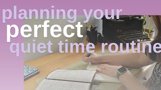 5 Spiritual Habits to Start + one to stop! [planning your perfect quiet time routine]